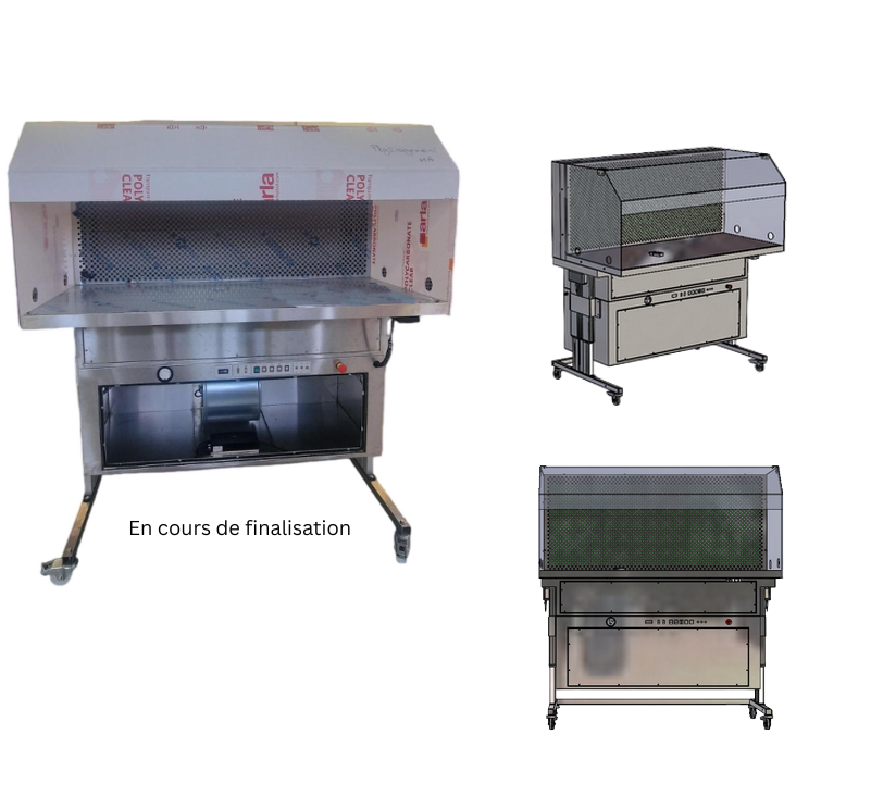 mur aspirant avec vues 3D